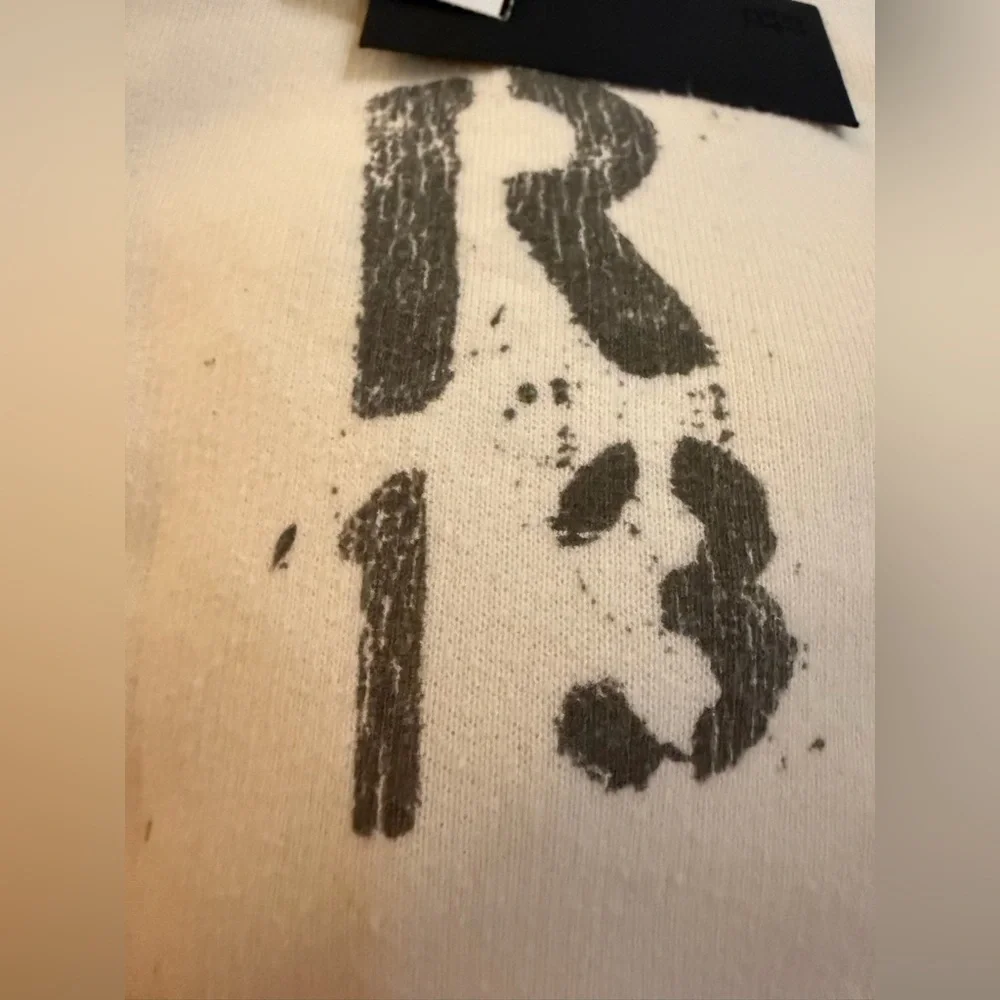 Distressed Logo Graphic Crop Sweatshirt
R13 - Picture 7 of 7